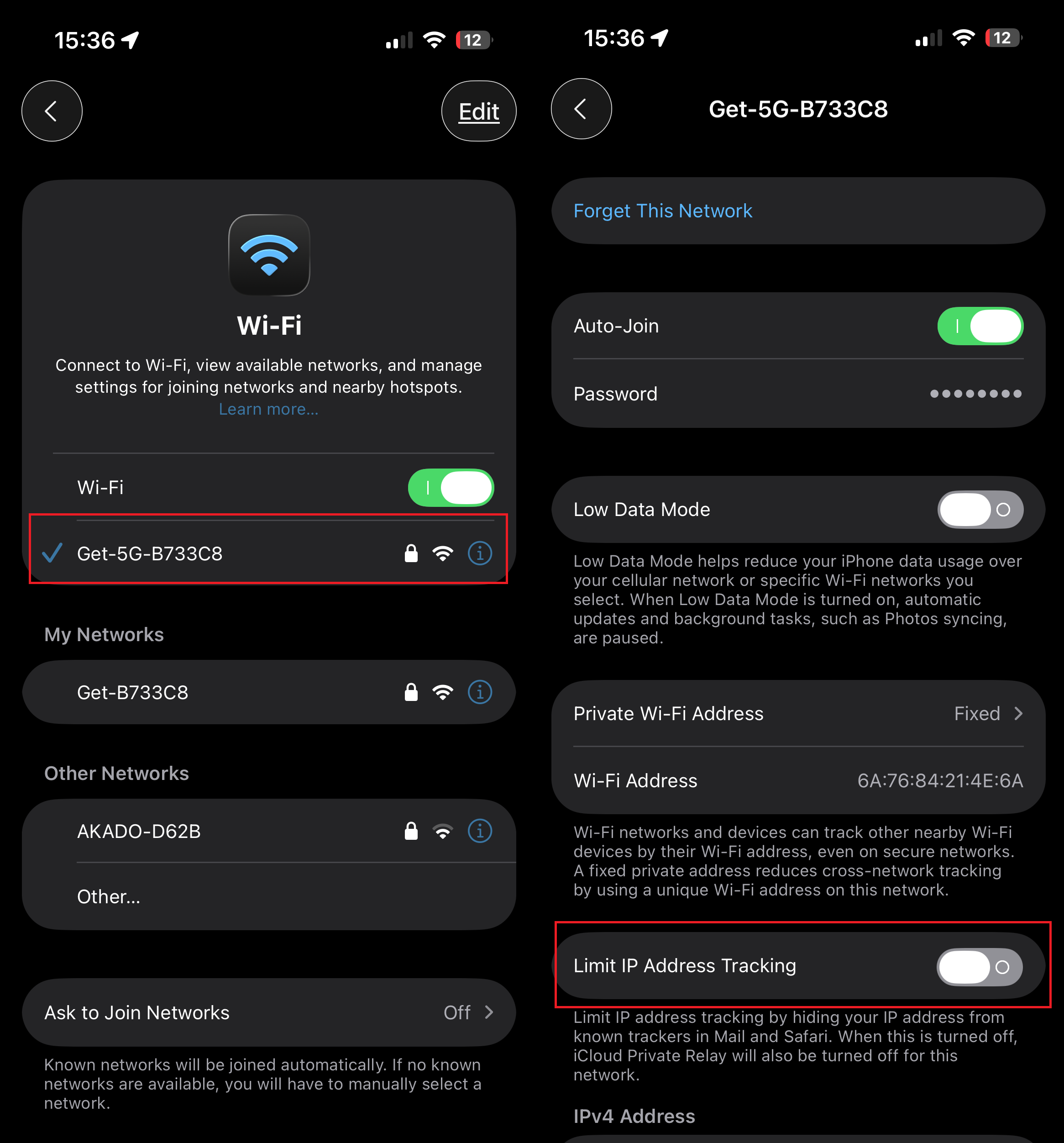 Limit IP Address Tracking *mobile