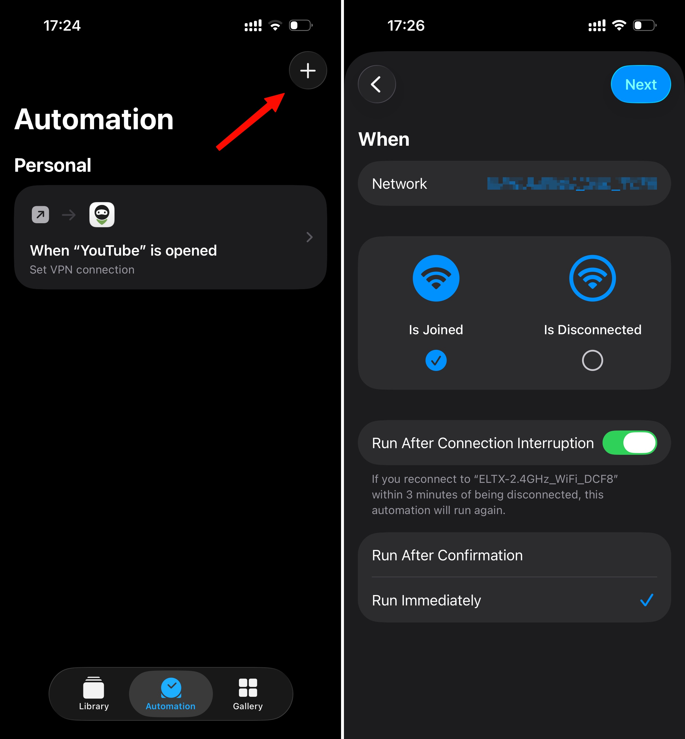 Wi-Fi automation *mobile