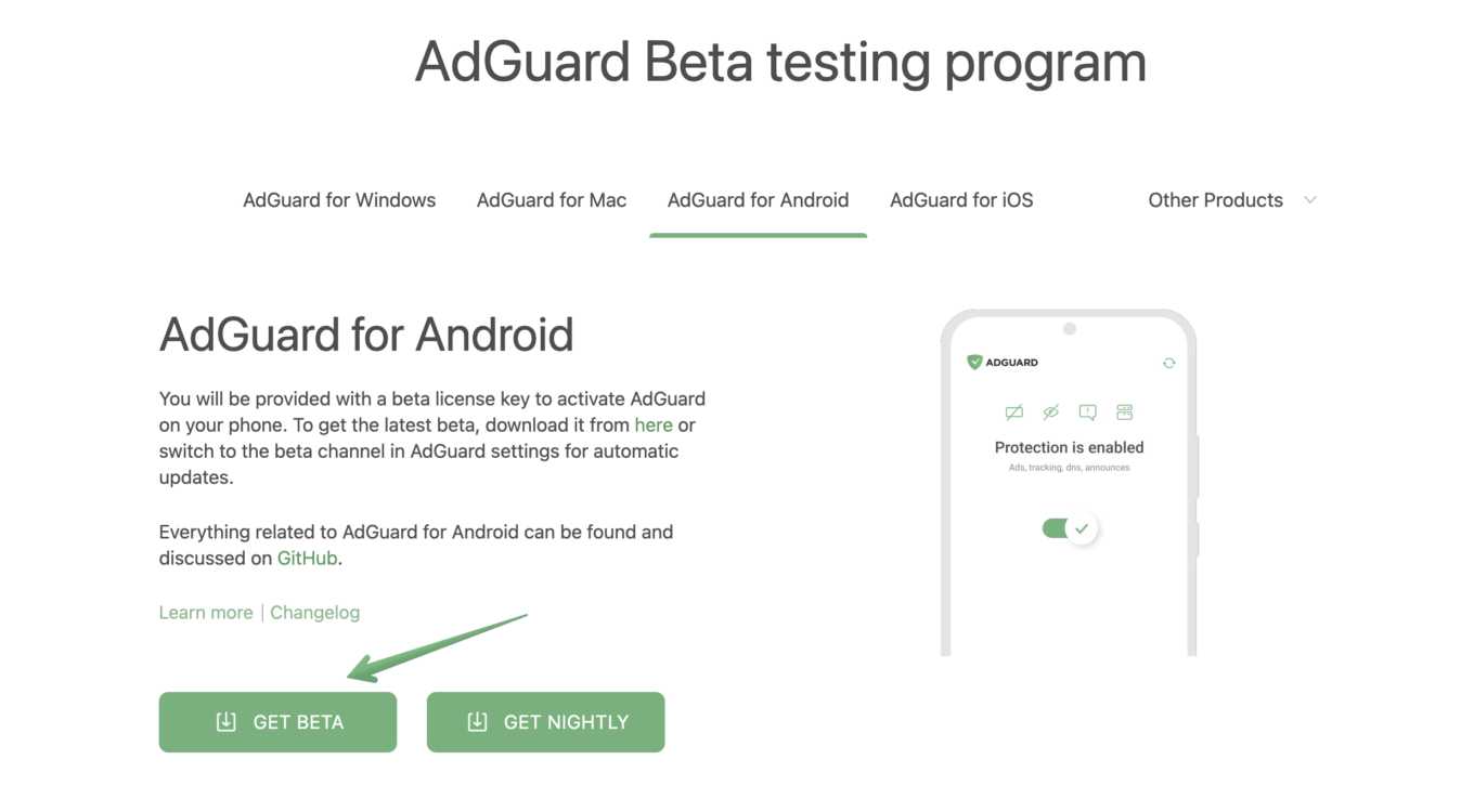 adguard beta