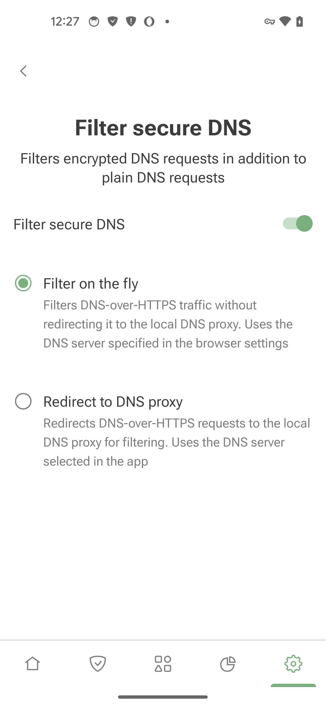 secure DNS filtering *mobile
