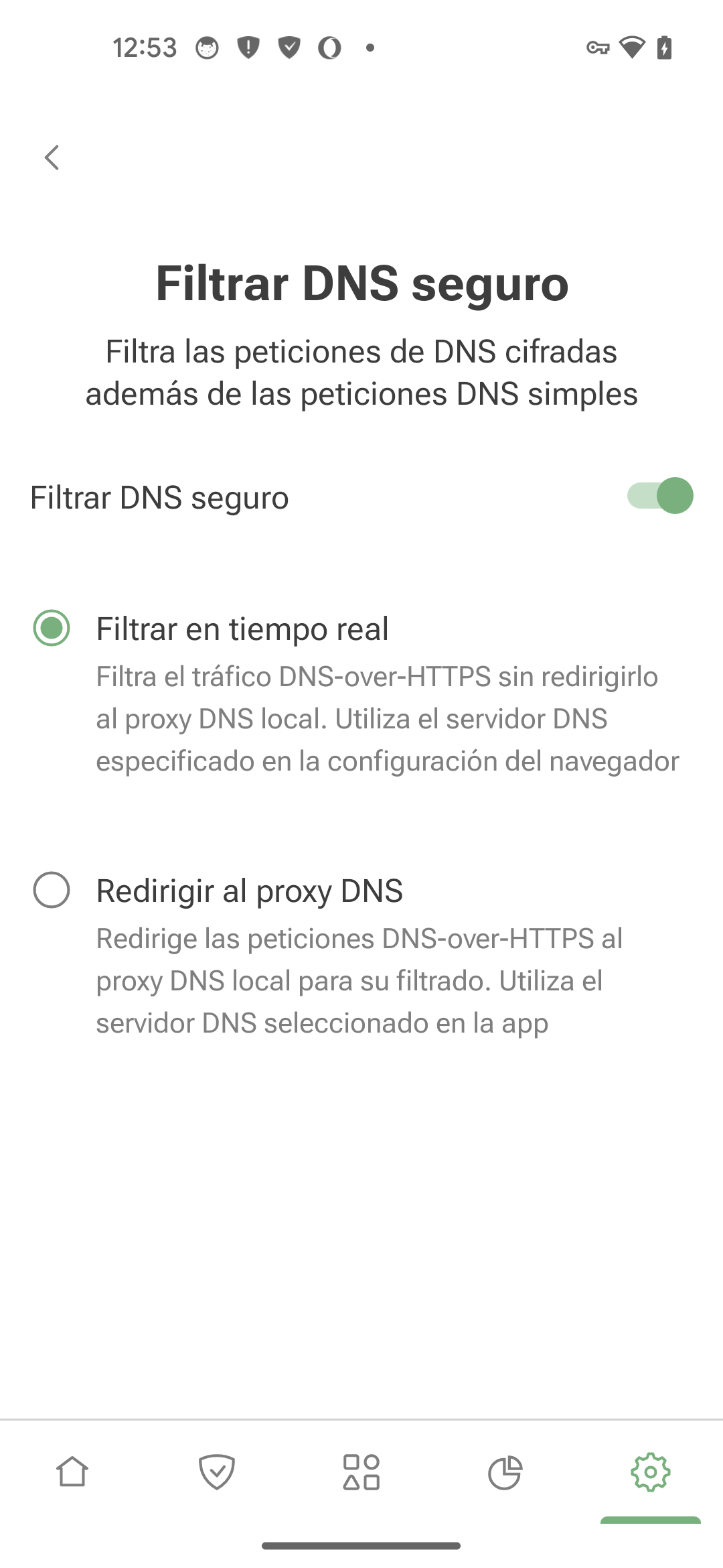 Filtrado de DNS seguro