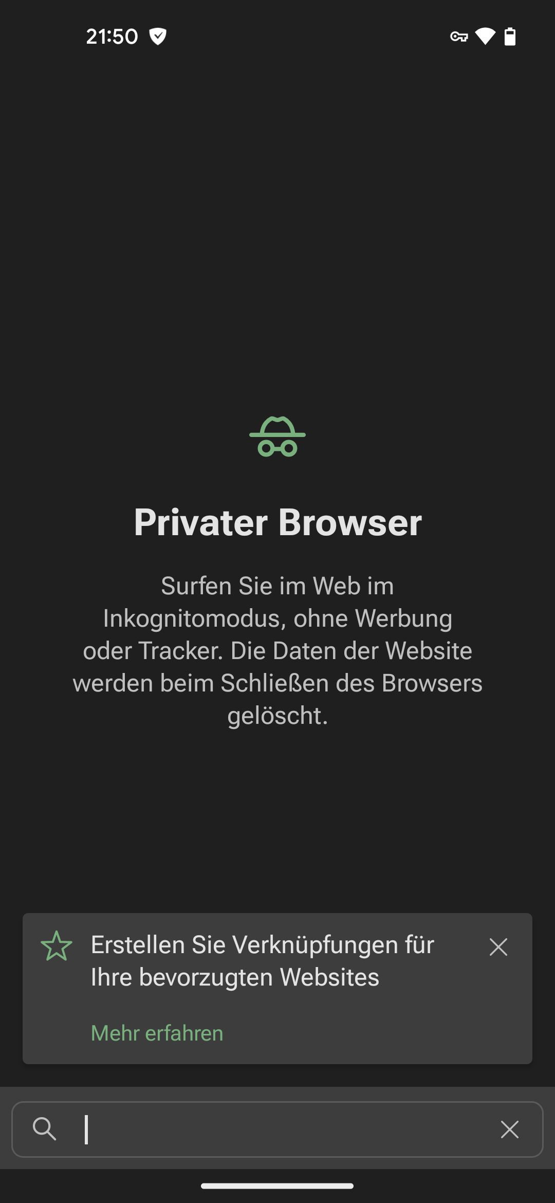 Privater Browser