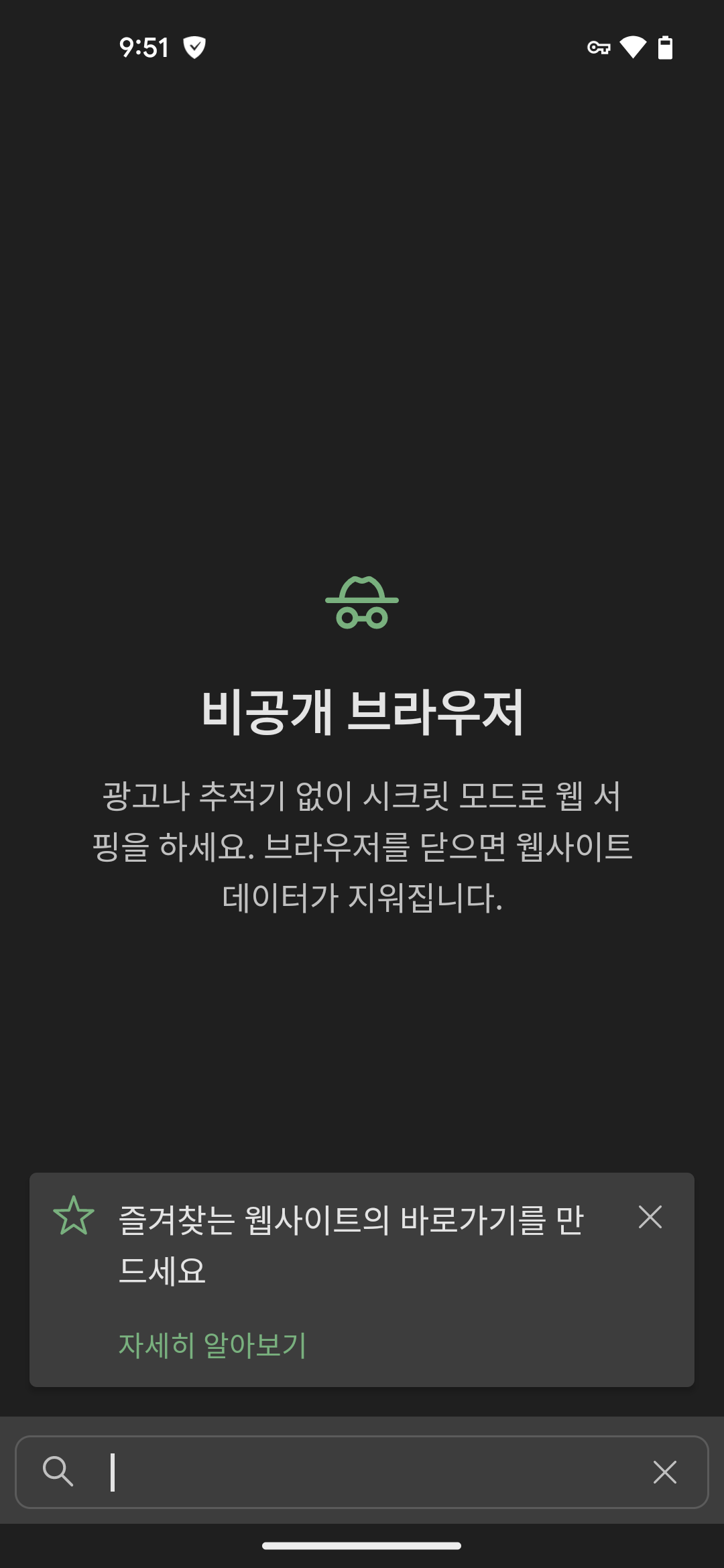 비공개 브라우저