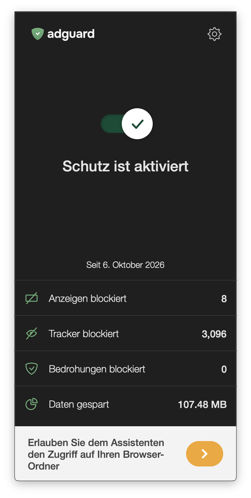 Einstellungen *mobile