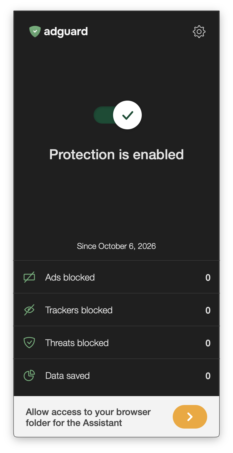 Settings window *border