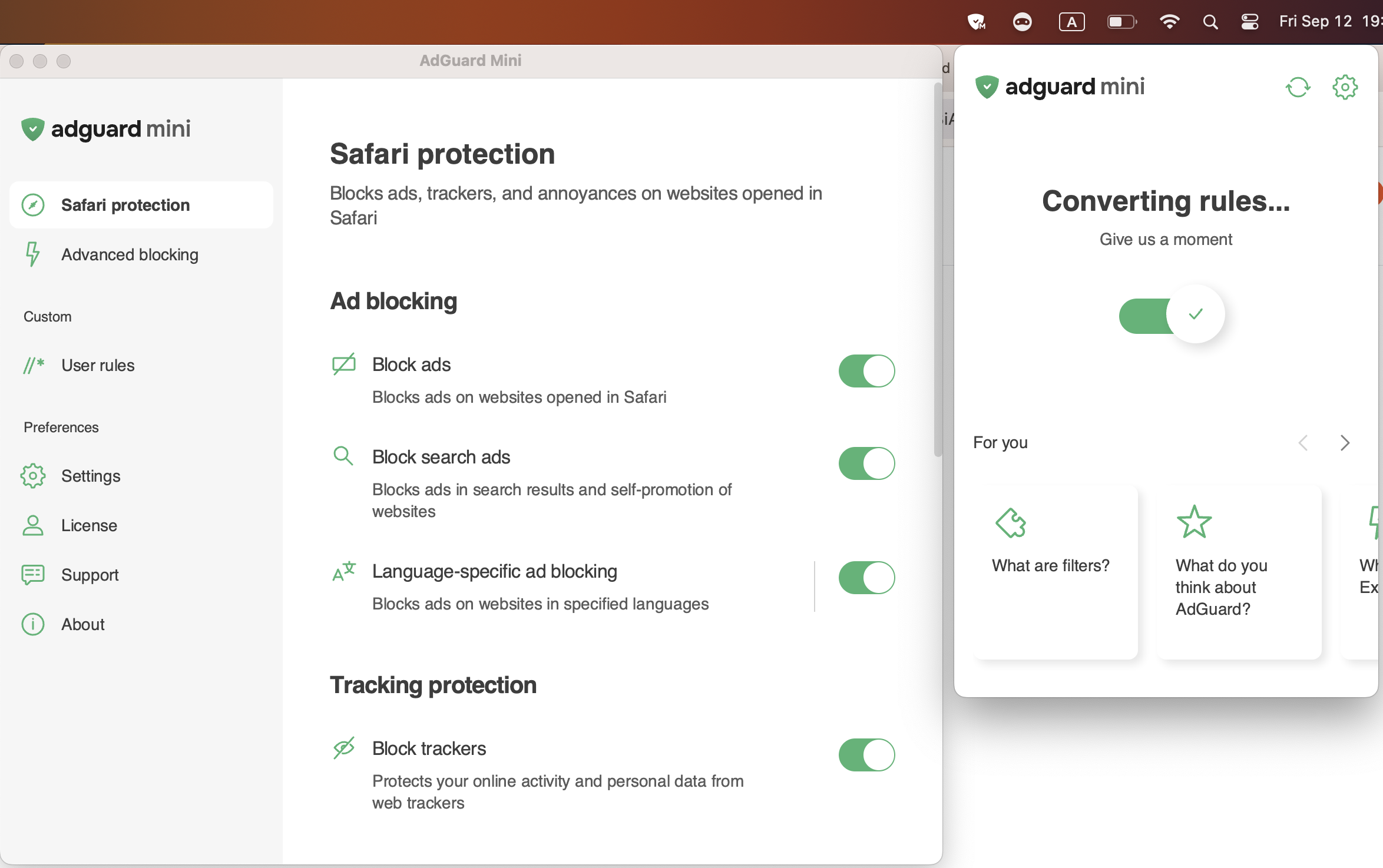 AdGuard Mini *border
