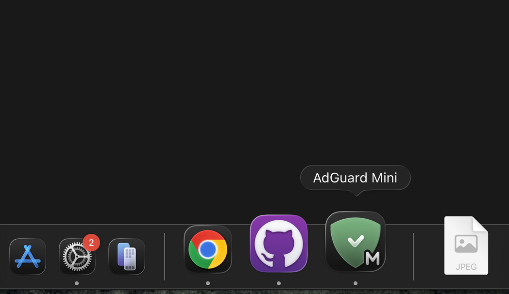 AdGuard Mini dark icon