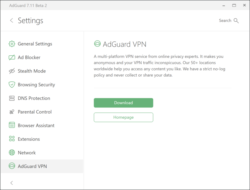 adguard previous versions of