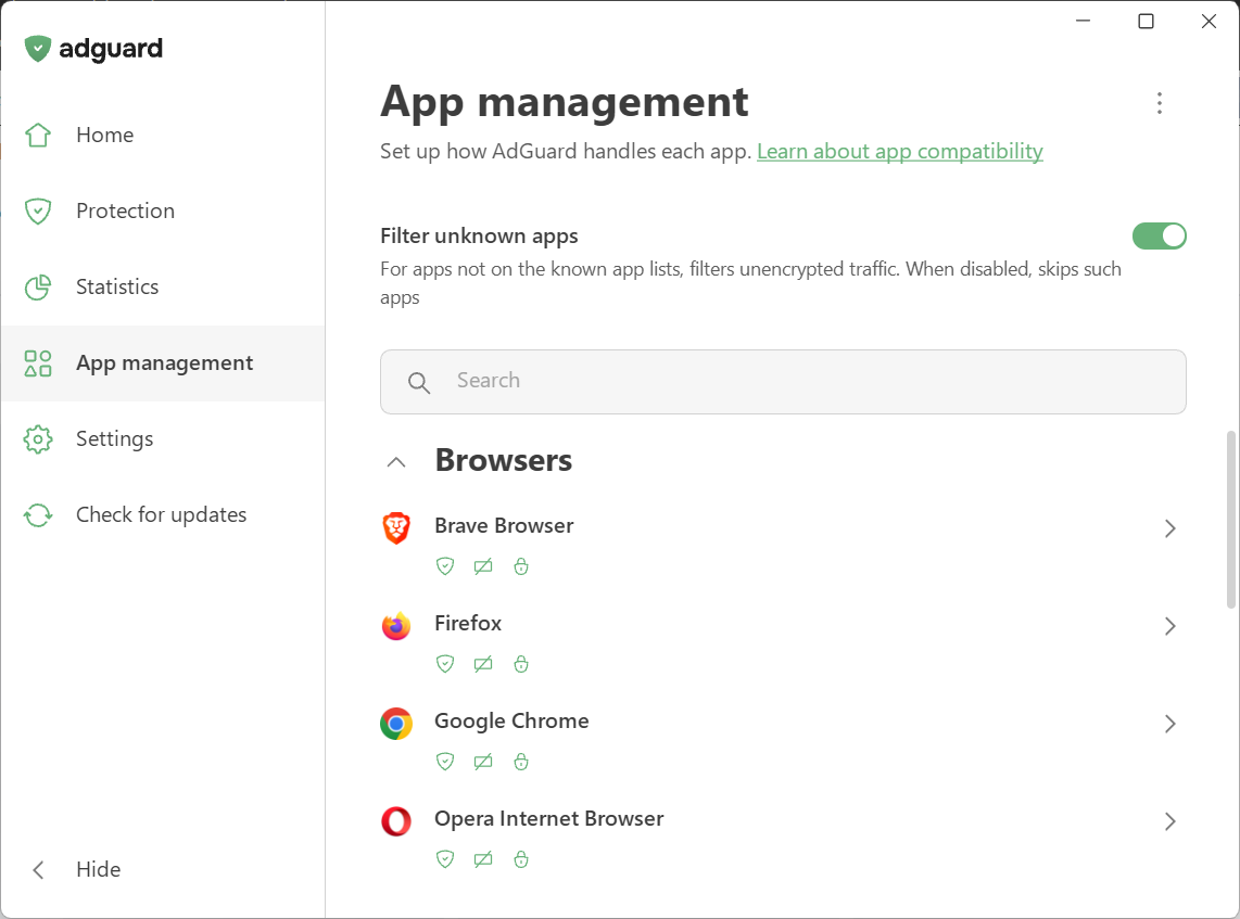 App management