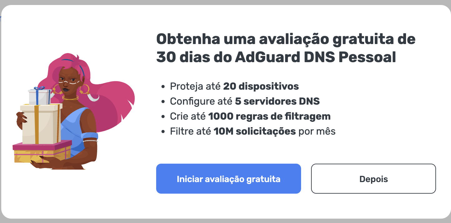 Teste do plano Pessoal