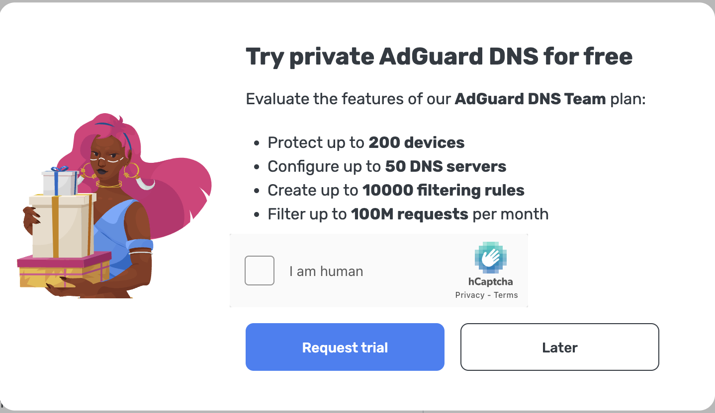 adguard trial