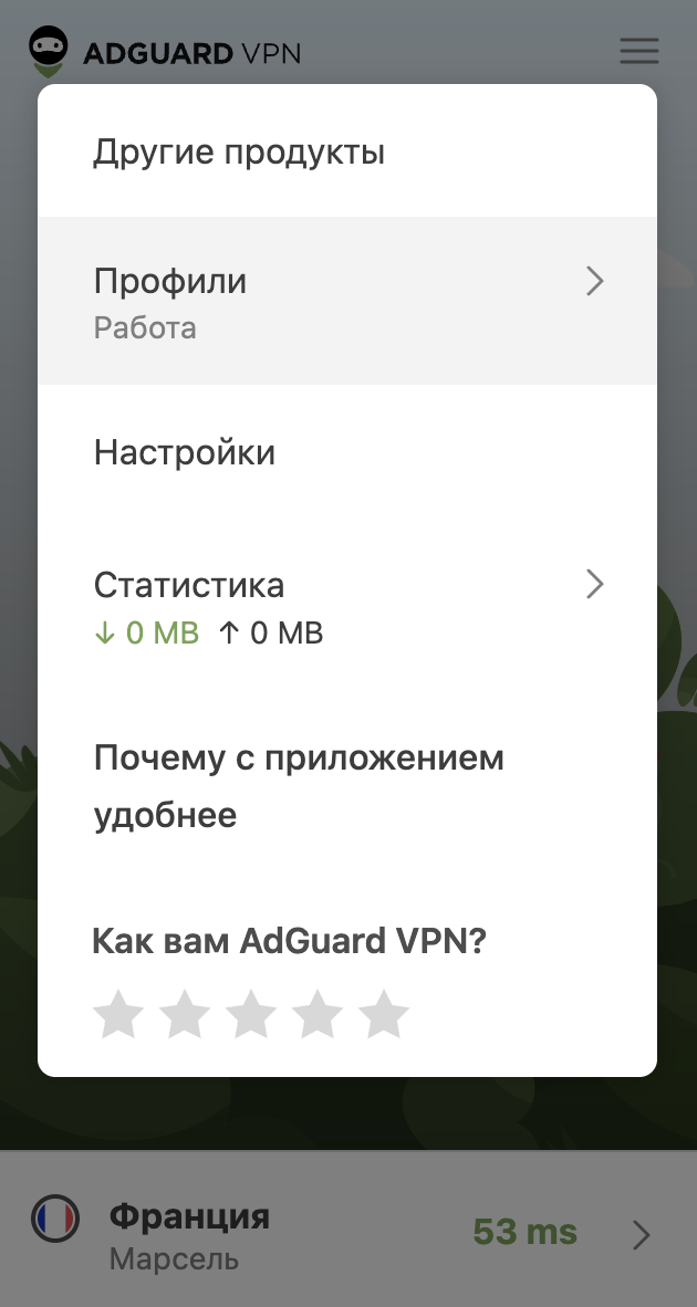 Попап расширения *mobile