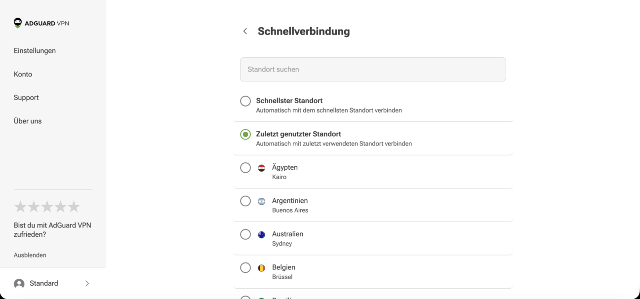 Schnellverbindung