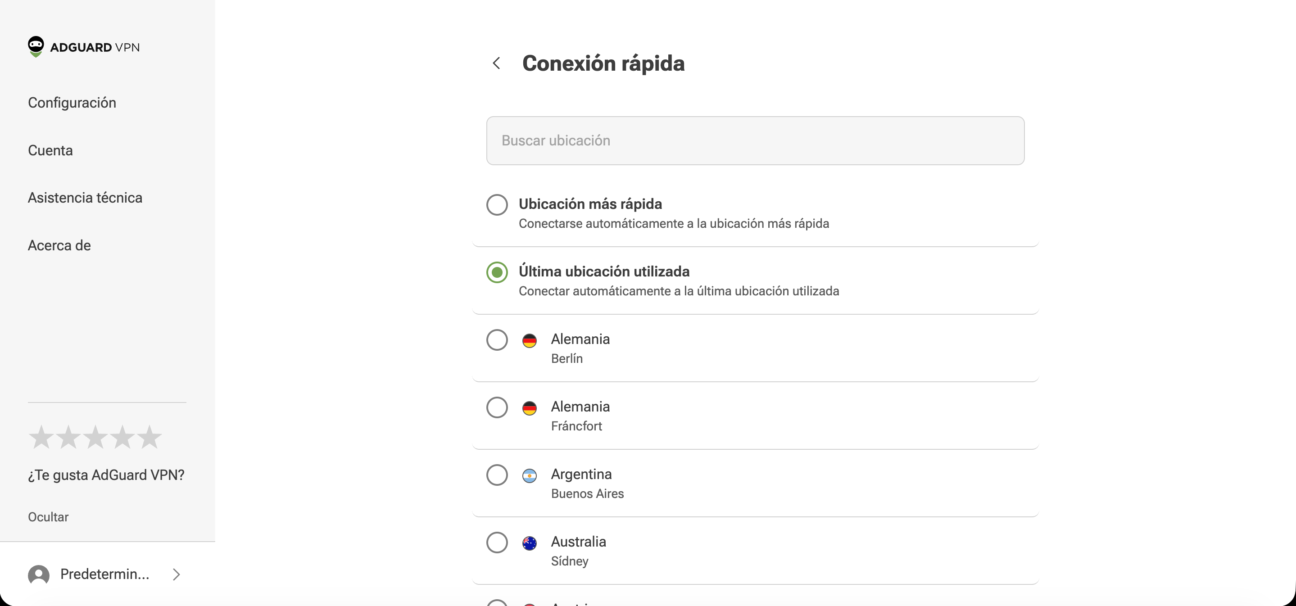 Conexi&oacute;n r&aacute;pida