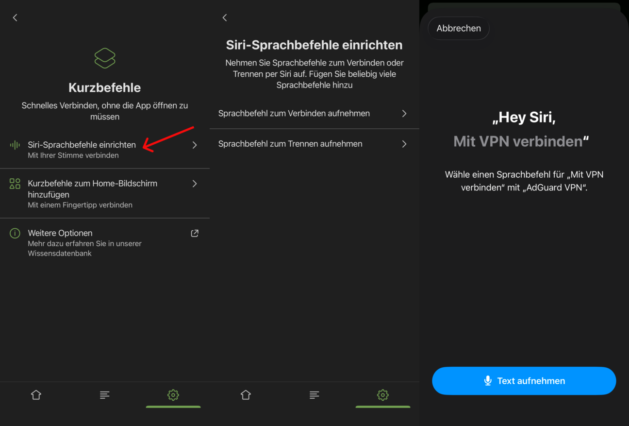 Siri activation