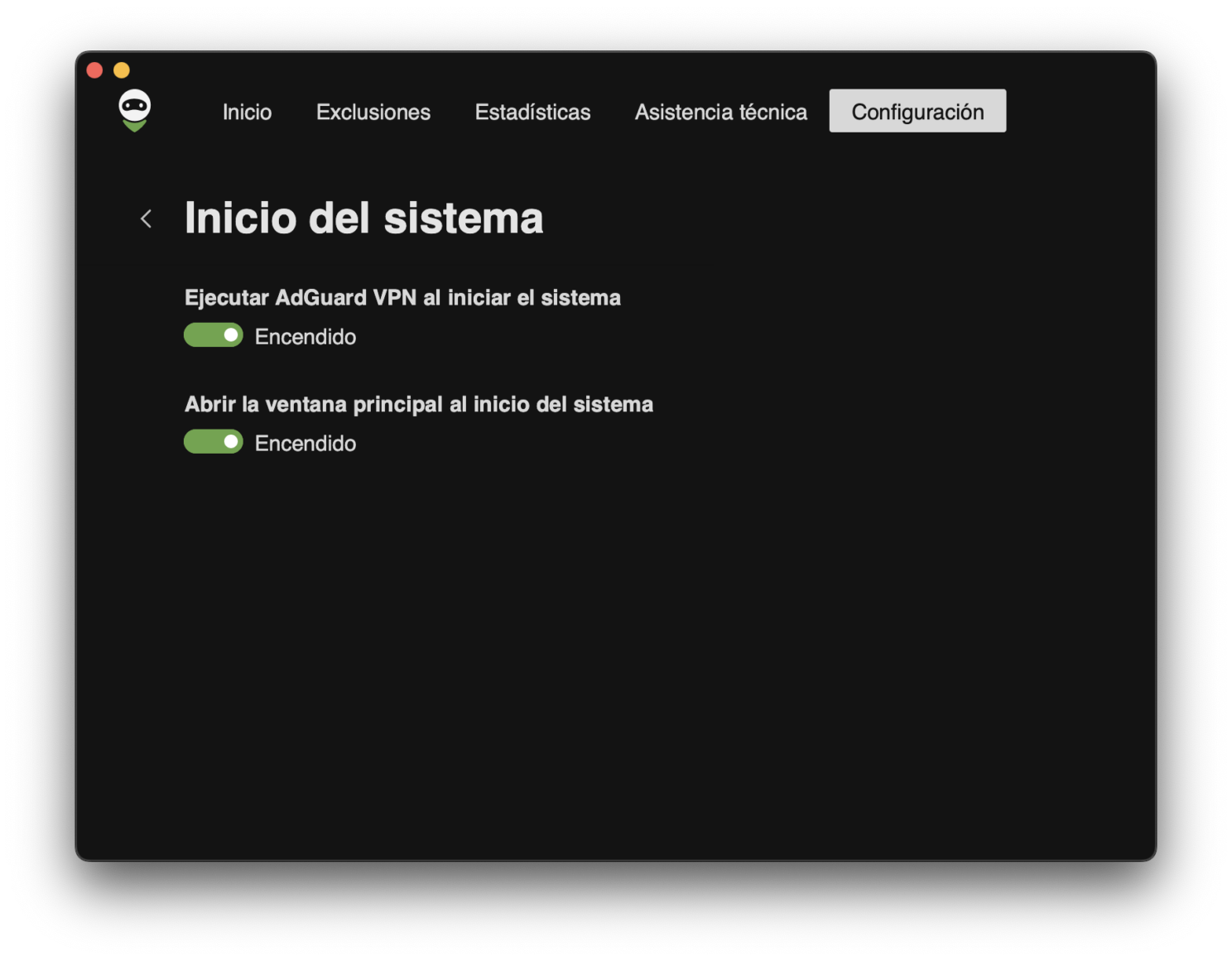 Abrir ventana principal al iniciar el sistema