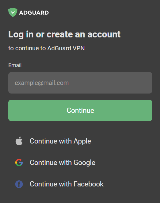 adguard.com login