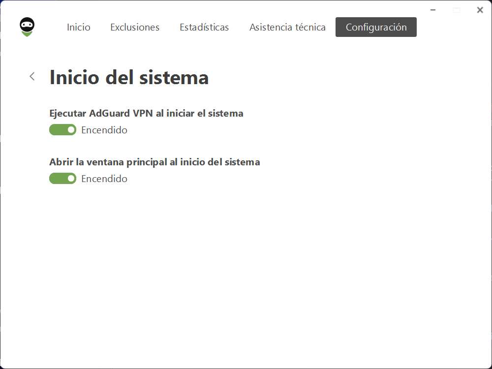 Abrir la ventana principal al iniciar el sistema