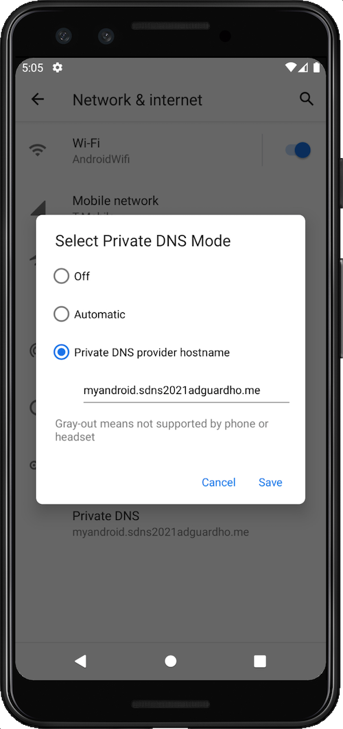 dns.adguard.com private dns