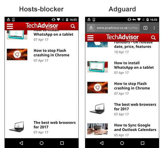 Adguard vs AdAway