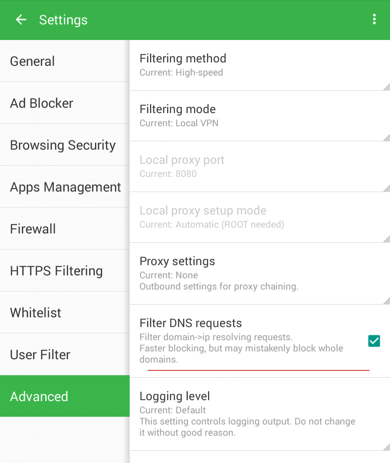 adguard pro battery drain