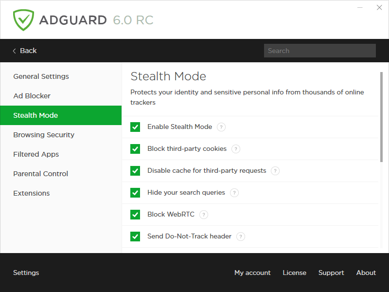 Adguard Stealth Mode