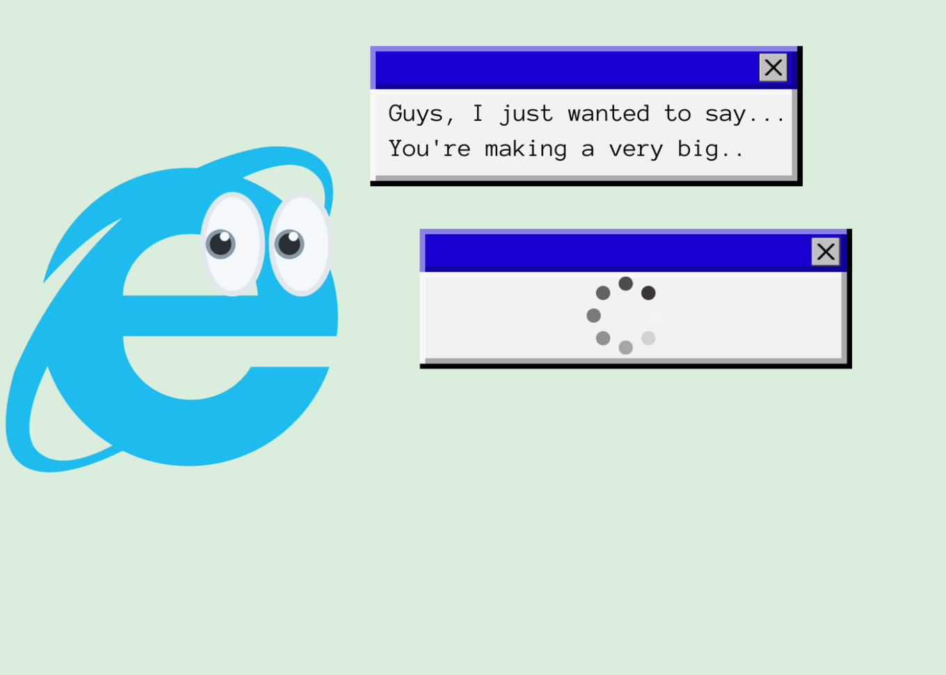 Internet Explorer has been notorious for its slow speed Internet Explorer는 느린 속도로 악명이 높습니다