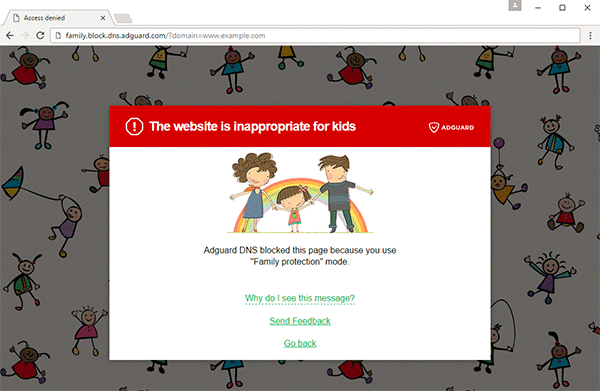 adguard family protection adblocking