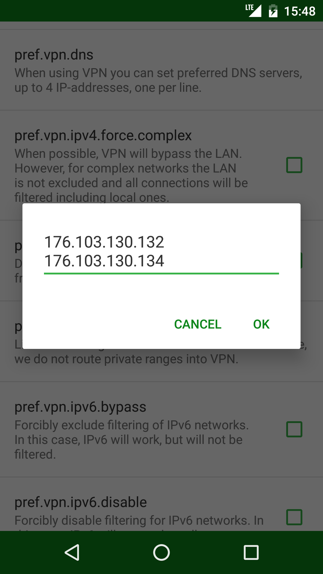 family adguard dns android