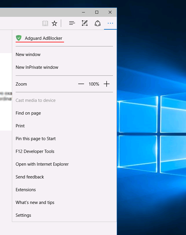 does adguard work for edge