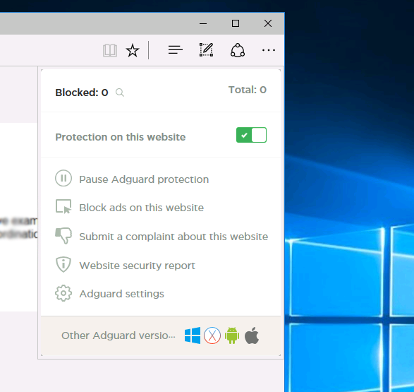 adguard windows edge