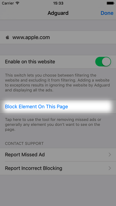 Adguard for iOS - Assistant