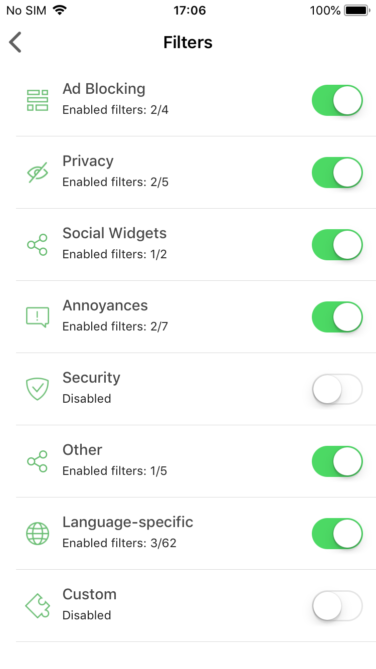 adguard pro ios element hiding