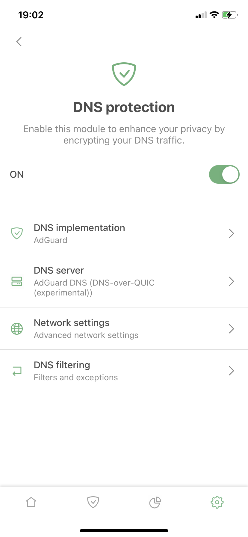 DNS protection screen *mobile_border