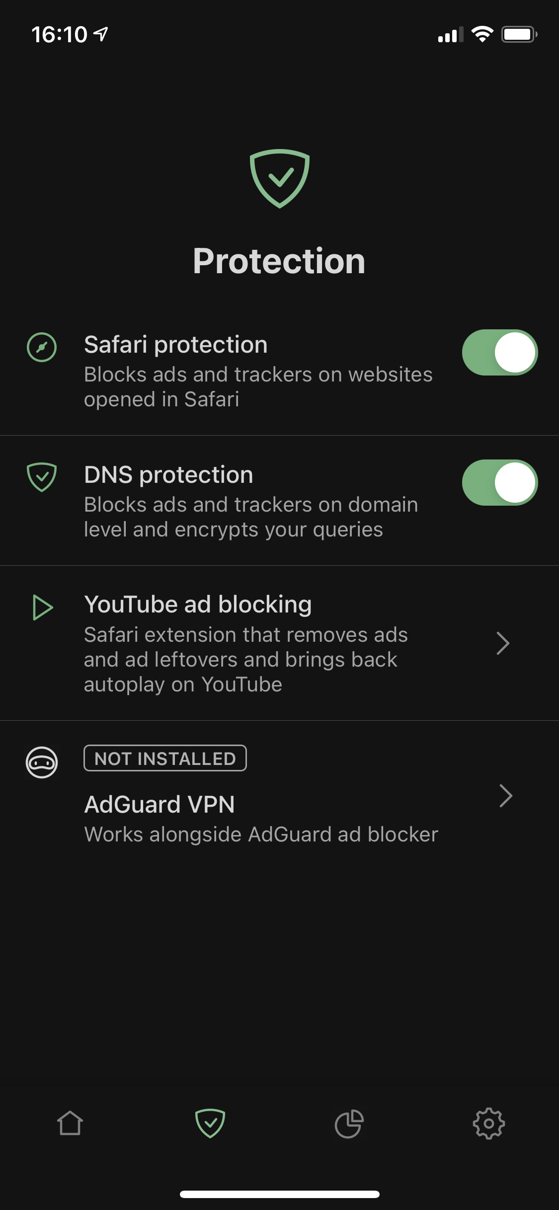 adguard ios safari youtube