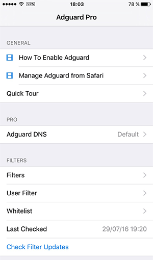 adguard pro youtube ios