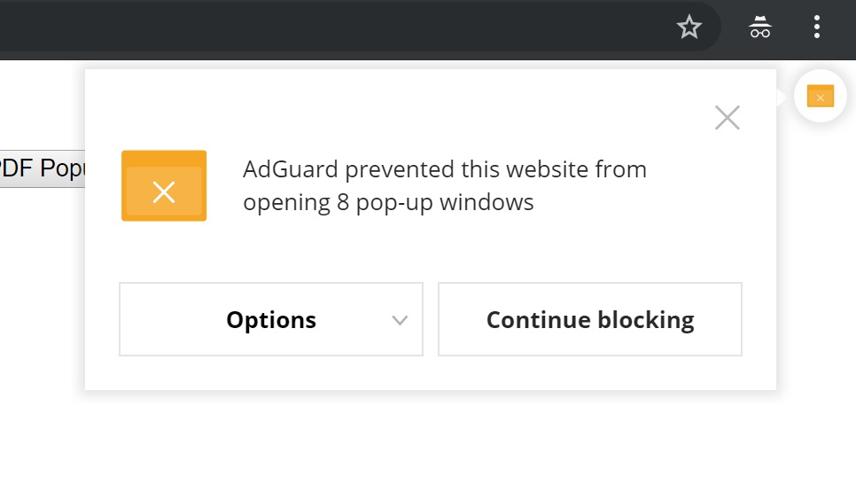 adguard popups