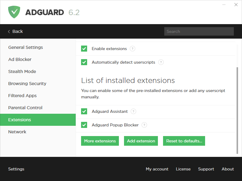 adguard disable popup from website