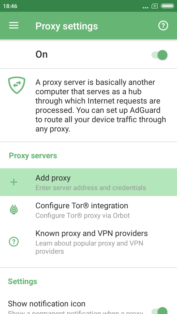 manual proxy adguard