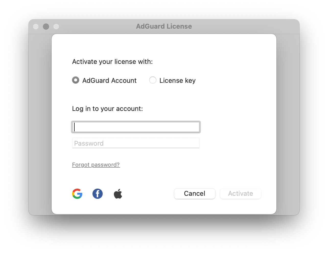 adguard login