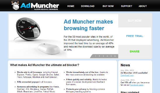 Ad Muncher block pop ups