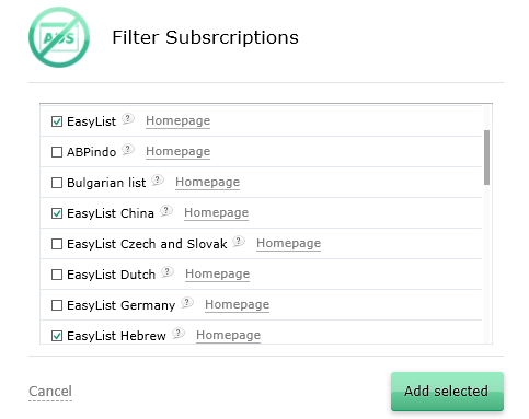 how to add adaway filter to adguard