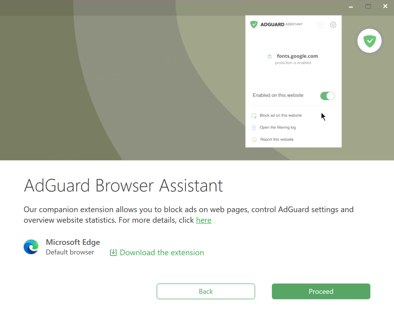 adguard and brave browser