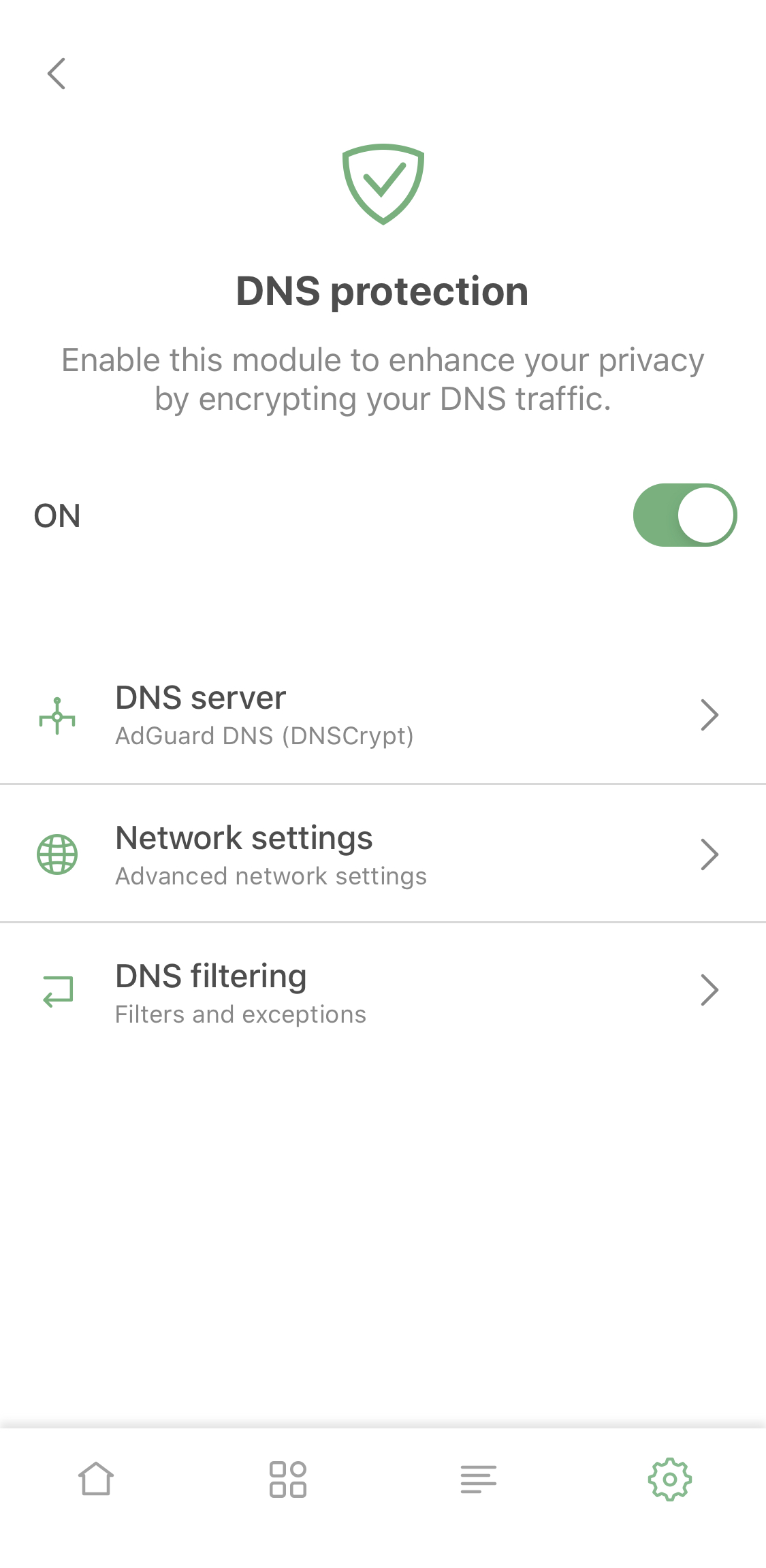 iphone dns settings adguard