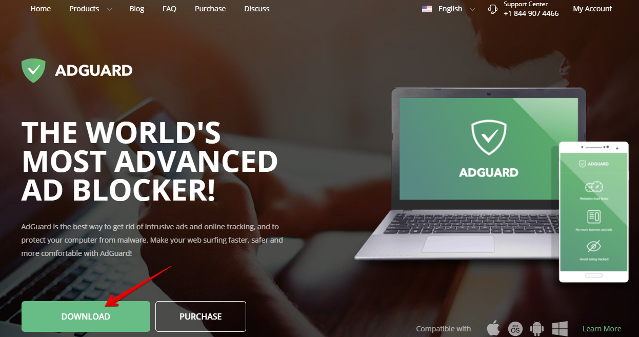 adguard webseite entsperren