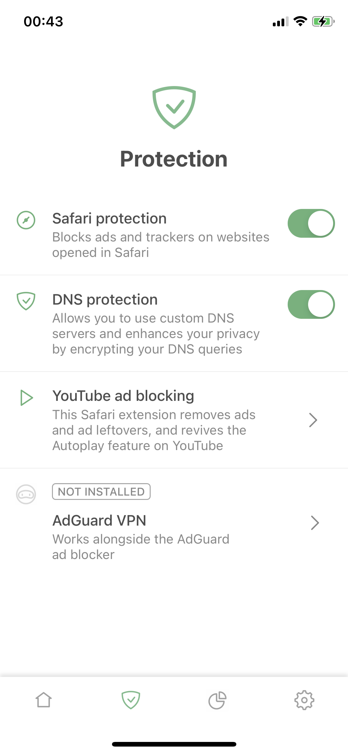 Protection screen on iOS 14 and earlier *mobile_border