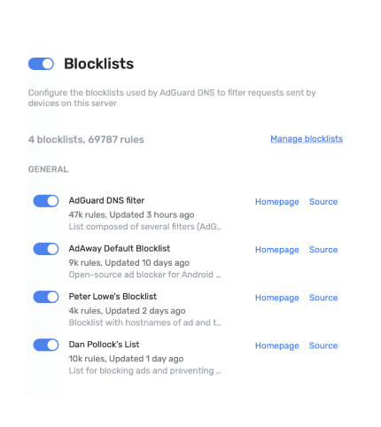 blokada vs dns66 vs adguard