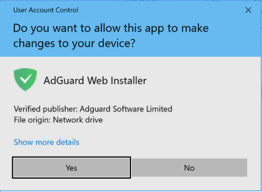 adguard installer 1